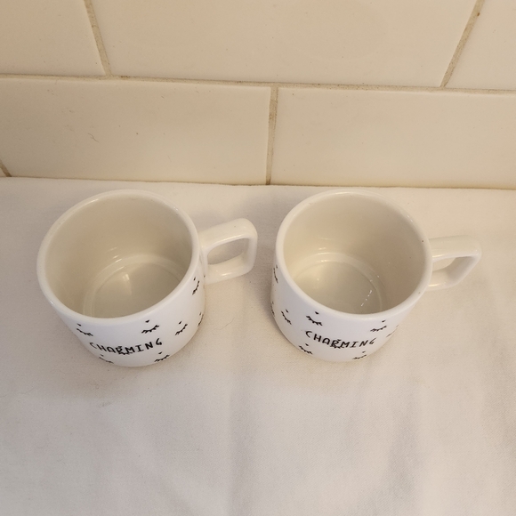 "Charming" Pair of Cappuccino Cups - Picture 2 of 3